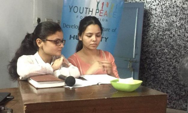 YPF organised an event based on the concept of Humanity and Peace