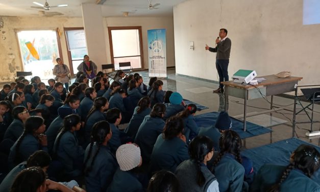 Health and Hygiene Activity in Mahamaya Balika Inter College, Noida