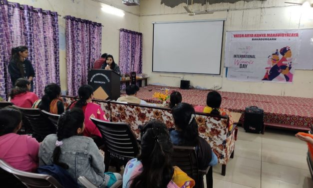 Women’s Day Celebration at Vaish Arya Kanya Mahavidyalaya, Bahadurgarh